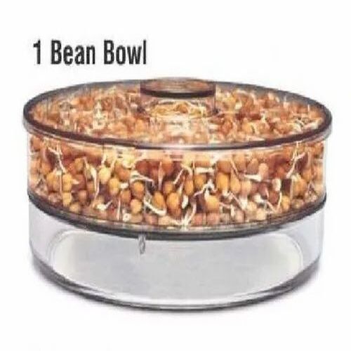Toss Sprout Maker Small - PP Material, 2 kg Capacity, Round Shape | Customize Size, Silver Color, Ideal for Sprout Preparation