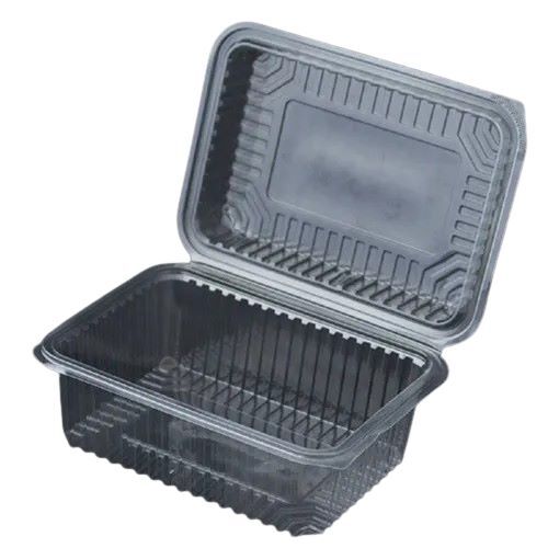 Transparent Plastic Food Container - 6 x 3 x 1.5 Inch | Premium Quality, Eco-Friendly, Convenient Handling, Non-Toxic Composition, Stylish Design, Great for Meal Prep