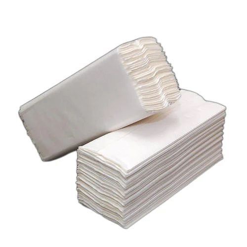 V Fold Hand Paper Towels - 21 x 22 cm , Premium Quality Lightweight Paper with Embossed Design, Multi-Purpose and Non-Abrasive Foldable Use