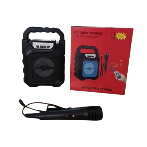 Wireless Audio Speaker - Plastic, Standard Size, Matte Black | High Strength, Shock And Heat Resistance, Easy To Operate, Energy Efficient