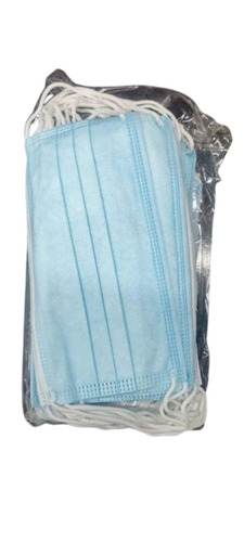 3 Ply Face Mask - Non Woven, Pack of 100, Blue | Suitable for All Ages, Disposable, Anti Pollution and Medical Usage