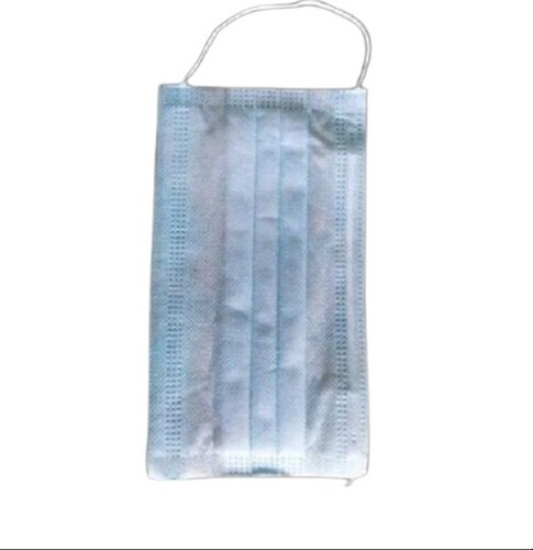 3 Ply Surgical Face Mask - Disposable, Standard Size, Light Blue | Skin Friendly Fabric, Easy to Wear, Suitable for All Ages