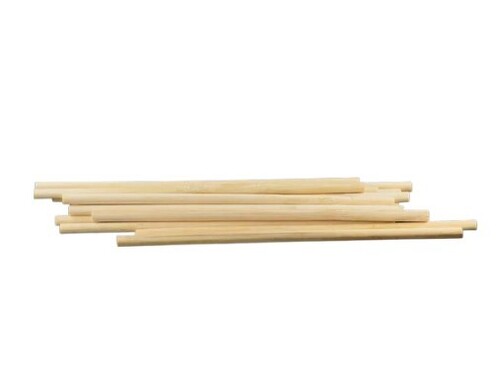 6 Inch Bamboo Stick - Round, 10mm Thickness, Polish Finish | Brown Bamboo Material, Versatile Usage for Kulfi Sticks