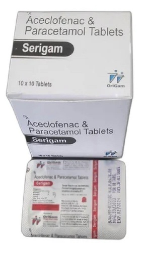 Aceclofenac Paracetamol Tablets - Medicine Grade, Prescription Required | For Hospital and Clinic Use, Store in Cool and Dry Place, Precautions Apply