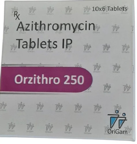 Azithromycin 250 mg IP Tablets - Medicine Grade, Prescription Required for Hospital and Clinic Usage