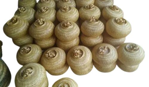 Bamboo Hanging Lampshade - Round