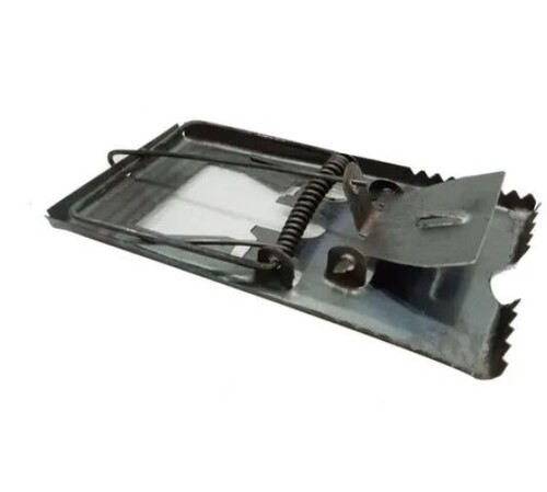Black Iron Mouse Trap - Galvanized Iron, Customized Dimensions, Elegant Black Finish | Indoor Usage for Home Purposes