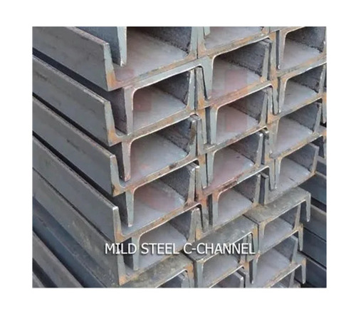 C Channel - Mild Steel Standard Size Gray Color Polished Surface Finish - Superior Quality Heavy-Duty Higher Strength Corrosion and Rust Resistance Hot Rolled Technics Galvanized Surface Treatment