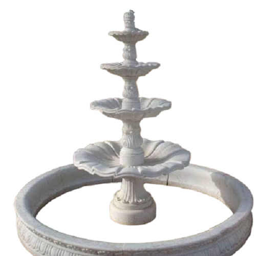 Decorative Water Fountain - Color: White