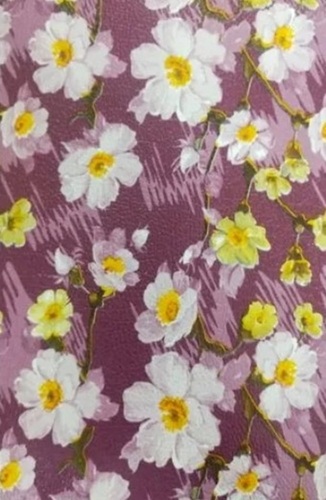 Designer Bag Fabrics - Pvc Material, 0.45mm Thickness, Multicolor, 0.430 Grams Per Meter | Multipurpose Use, Printed Tower Pattern