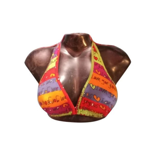 Designer Bra - Cotton, Size 28-42 | Multicolor Printed, Breathable Sleeveless Design, Skin-Friendly, Fade & Wrinkle Resistant