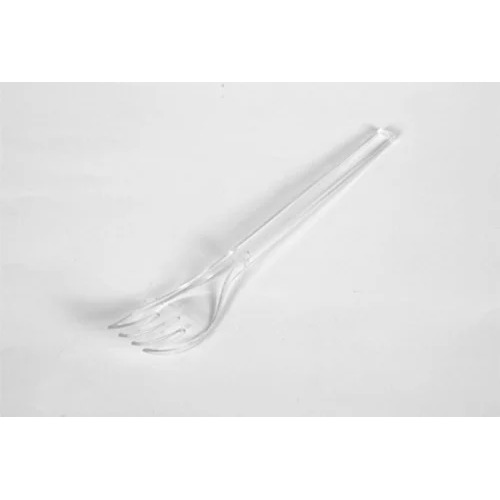 Disposable Plastic Fork - 6 Inch, White Polished Finish | Easy to Use, Ideal for Parties and Events