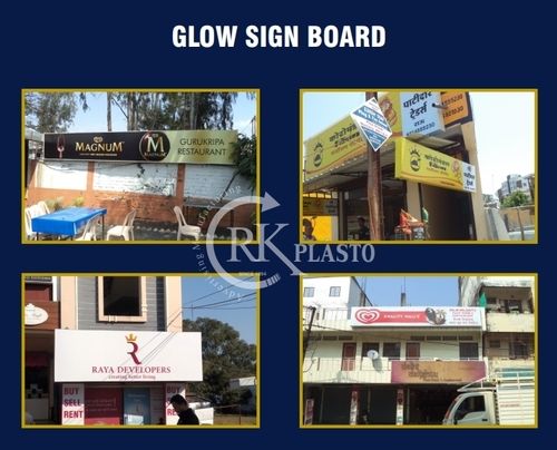 Glow Sign Boards - Color: Customize