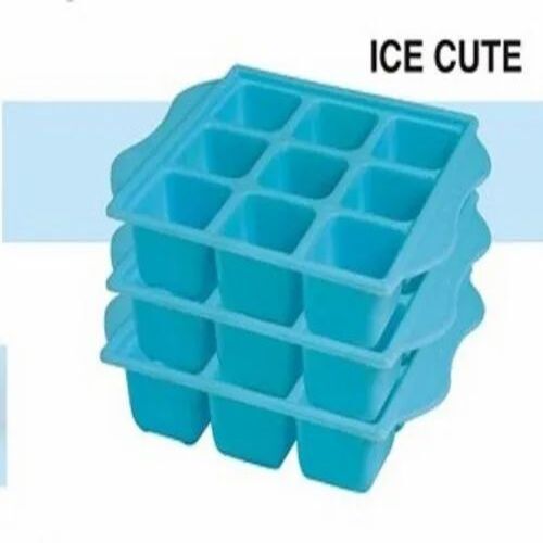 Guess Ice Tray - Plastic Material, Rectangular Size, Multicolor Design | Customize Your Ice Cubes with Round Shape for Effortless Freezing