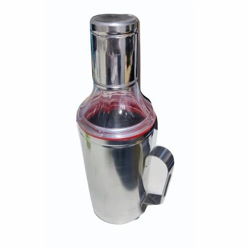 Handled Stainless Steel Oil Dispenser