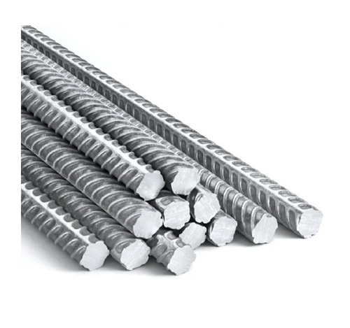 High Strength TMT Bars - Mild Steel, Standard Size , Ruggedly Constructed, Rust and Corrosion Resistant, High Tensile Strength, Polished Finish