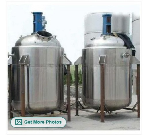 Industrial SS Chemical Reactor - 500 Kg Capacity 230V Electric Silver Color | Automatic Operation High-Speed Performance Premium Stainless Steel