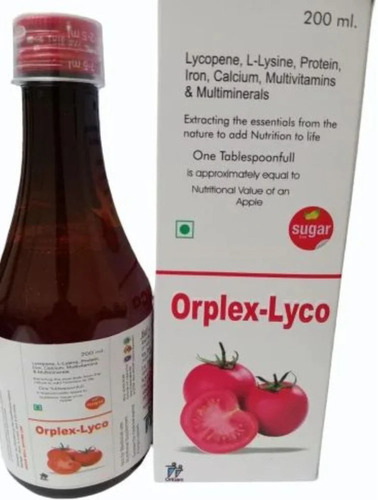 Lycopene L-Lysine Protein Iron Calcium Multivitamins Multiminerals Syrup