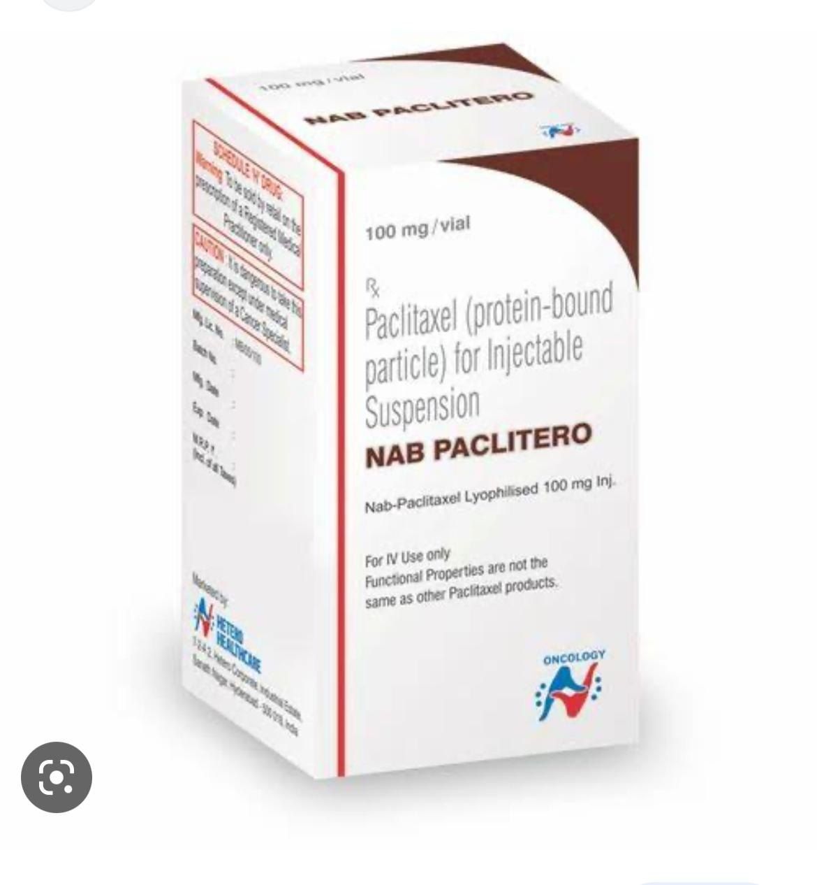 Nab Paclitero 100Mg Injection - Shelf Life: 24 Months