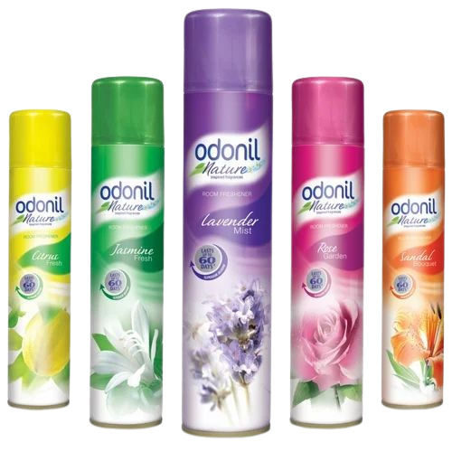 Odonil Air Fresheners - Liquid-Gas Spray with Rose Fragrance | Eco-Friendly Freshener for Instant Home Refreshment