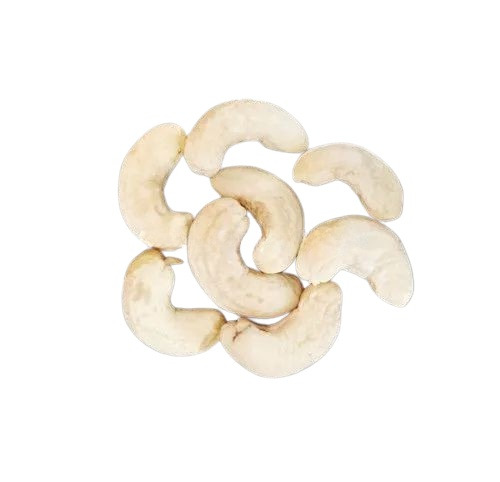 Organic Cashew Nut - Standard Size, White Color | Very Good Quality, 100% Purity, Good for Health, Raw Flavor, Curve Shape, Dried Processing, Grade A, 6 Months Shelf Life