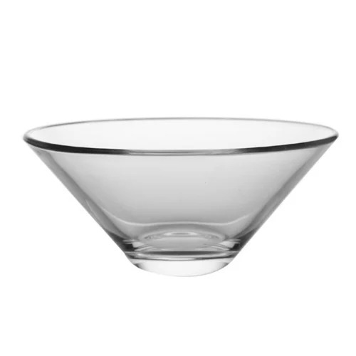 Plastic Oval Bowl - Color: Transparent