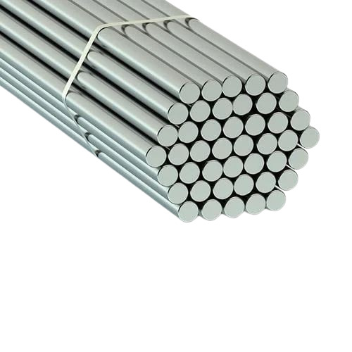 Stainless Steel Rods - A Grade Polished Finish | Durable Silver Rings for Industrial Applications