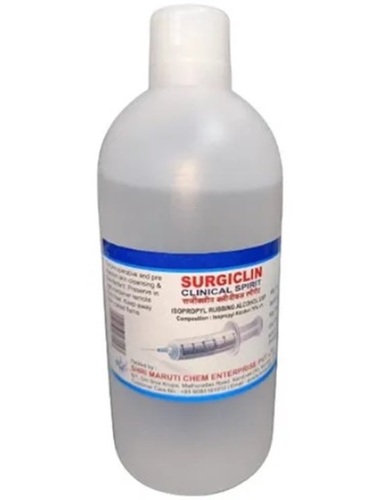 Surgical Clinic Spirit - Liquid Form, 400 ml Size, White Color | Disposable and Easy-to-Use for Laboratory Applications