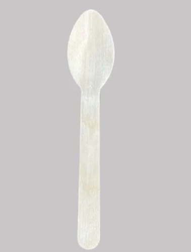 Wooden Spoon - 14cm Oval Shape, Disposable Thickness 5mm | Eco-Friendly Wooden Material