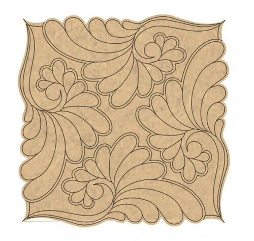 Brown Wooden Craft Cutouts - 3 mm Thick, Square Shape | Polished Finish, Versatile Wood Material for All Decorative Uses