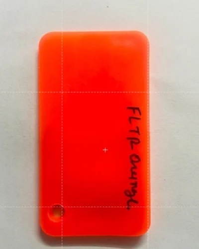 Fluorescent Transparent Orange Masterbatch - Recycled Eco Friendly Granules | Highly Purity for Injection Molding, Ideal for Plastic & Rubber Pigments