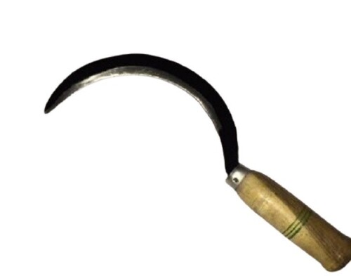 Hand Sickle - Metal and Wood, Various Sizes | Lightweight, User-Friendly with Strong Gripping, Quality Tested