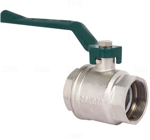 High Pressure Ball Valve - 1/8 Inch, Polished Silver Finish, Finest Quality Metal for Water Application