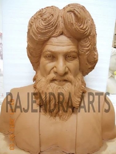 Marble Human Statue - 3 Feet Polished Sculpture, Handmade with Carved Indian Design in Multiple Colors, Packaged in Wooden Box