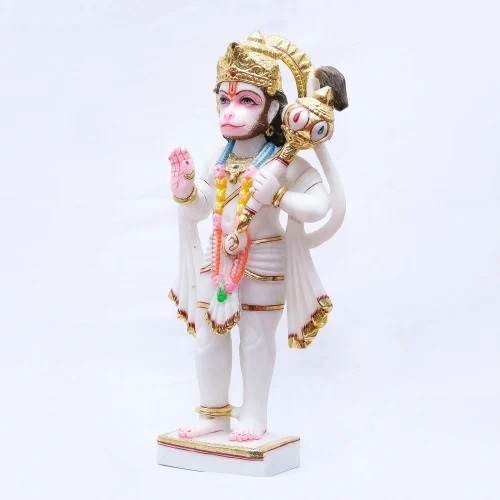 Marble Standing Hanuman Ji Statues