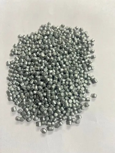Metallic Silver Masterbatch - Highly Purity Granules Eco-Friendly Recycled Plastic Pigment for Injection Molding