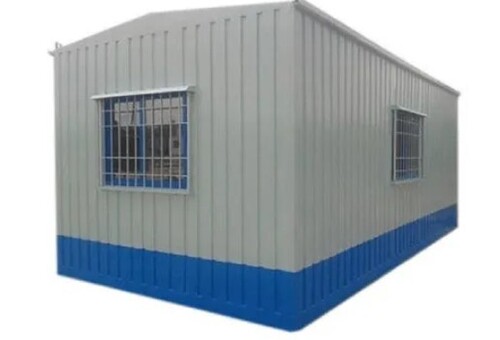 Prefabricated Portable Office Cabin - MS Material, 9.76mm Thickness, Rectangle Shape, Color Coated Surface Treatment | Multi-Color Design, Versatile Office Use