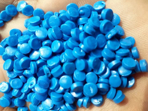 Sky Blue PPCP Granules - Recycled Industrial Grade Material , Eco Friendly Type for Plastic Industry