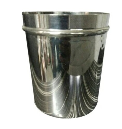 Stainless Steel Jar - Polished Finish, Leak Proof Design, Perfect for Home Use