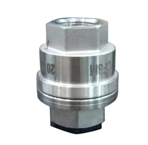 Steel NRV High Pressure Valve - Stainless Steel, 15mm Size, Silver Finish, Max Pressure 210 kg/cmÂ² , Water Media, 10000 psi Flow Rate