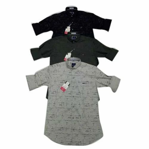 Cotton Casual Shirt - Full Sleeves Button Down Collar Multicolor Print | Lightweight Breathable 100% Pure Washable Perfect for Summer and Winter