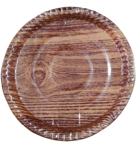 Buffer Paper Plate - Paper, 6 Inch, Multicolor | 70 GSM, Round Shape, Printed Pattern, Pack of 35 Pieces in 10:100 Bundles