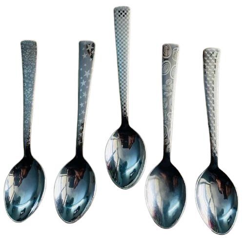12 Inch Stainless Steel Spoon - 12 Inch Silver | Scratch Resistant Heat Resistant Food Safe Easy to Clean Dishwasher Safe Comfortable Grip