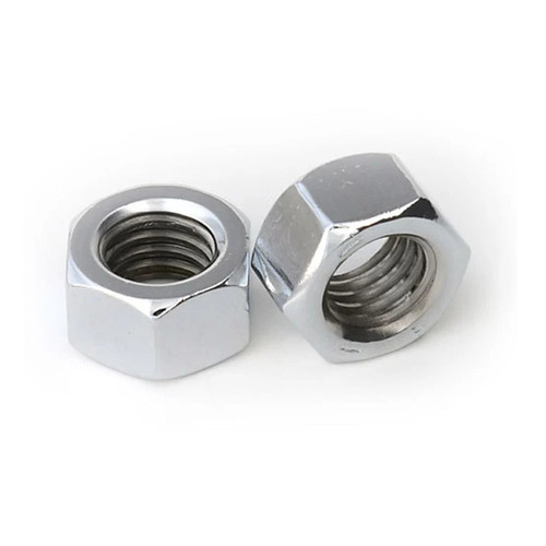 316 Stainless Steel Hex Nut - Durable, High Strength, Rust Free | For Commercial Use, Silver Polished Finish