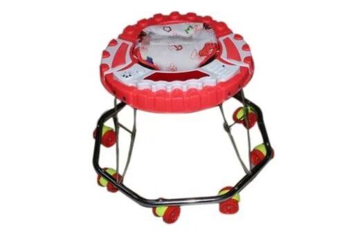 8 Bend PVC Baby Walker - PVC Material , Rugged Build, Weatherproof & UV-Protected Frame, Heat-Resistant for Durable Baby Walking Usage