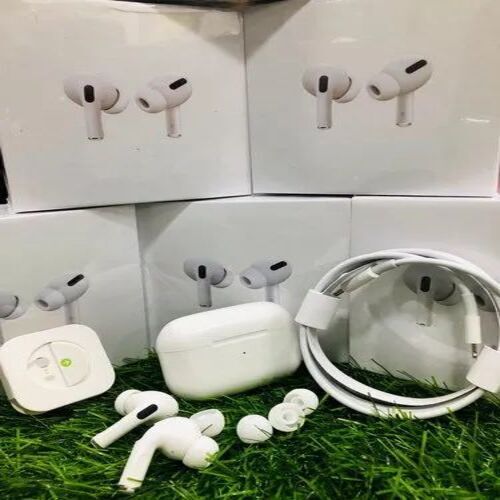 Apple Airpods Pro - Connectivity 5.0 | Multicolor Design, Stylish White Finish, Enhanced Sound Quality, Effortless Bluetooth Pairing