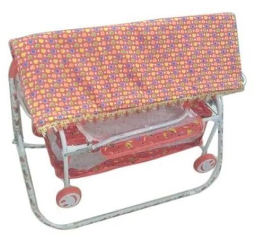 Baby Cradle - Premium Quality Red and White | Soft Bedding, Breathable Mesh, Lightweight Frame, Easy Assembly, Portable Design