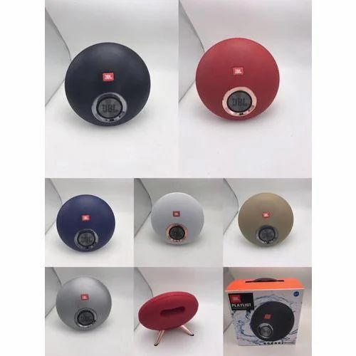 Bluetooth Speaker - Round Shape, 10-15 m Bluetooth Range | Black Color, Customizable Size