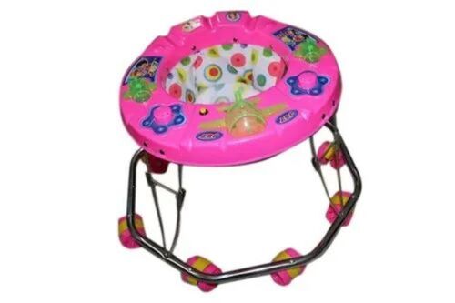 High Design Baby Walker - PVC Material, Purple Color | Weatherproof, Wear-resistant, UV-resistant, Scratch-resistant, Strong Plastic Frame, Secure Build
