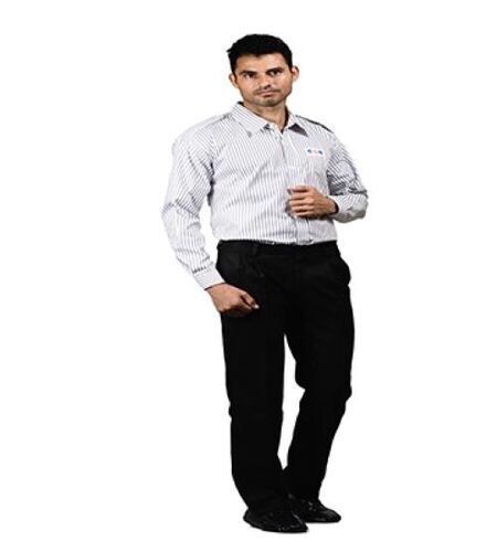 Housekeeping Mens Uniform - Premium Quality Cotton Blend , Breathable Lightweight Full Sleeve Shirt and Pant Set with Adjustable Waistband